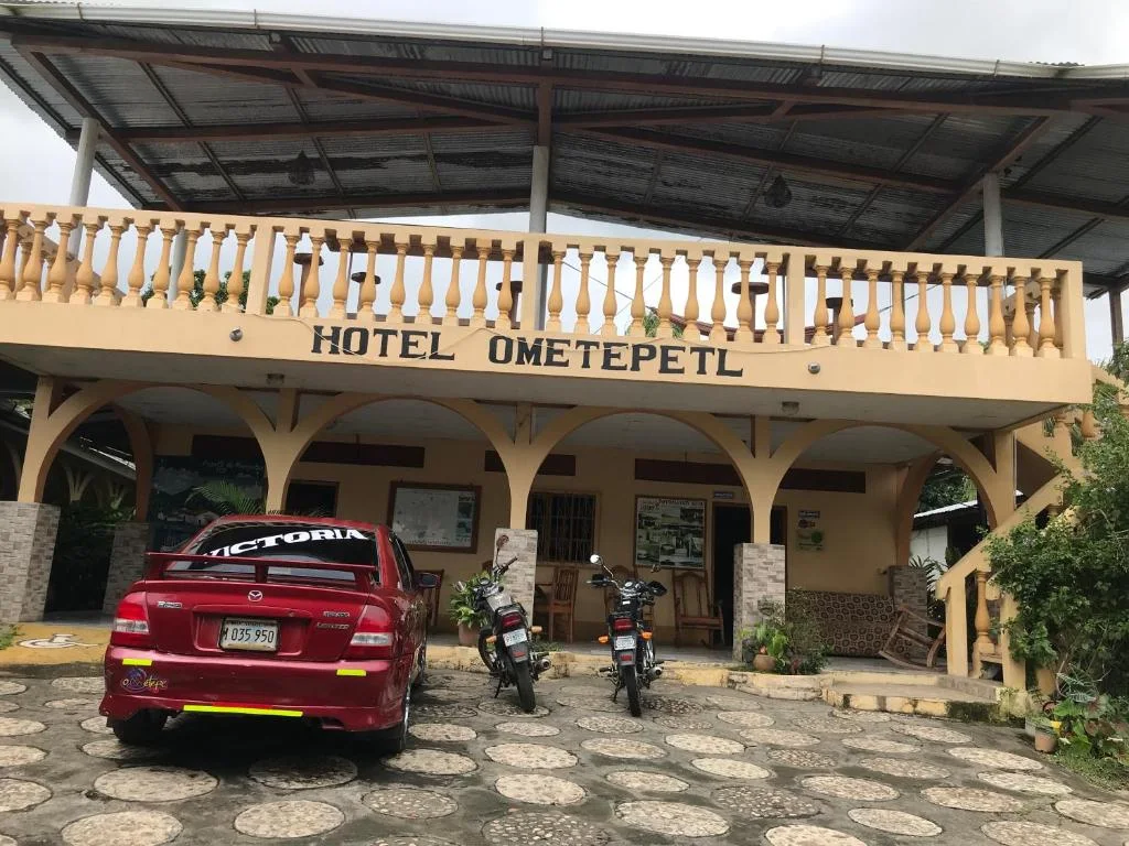 Entrance facade of Hotel Ometepetl
